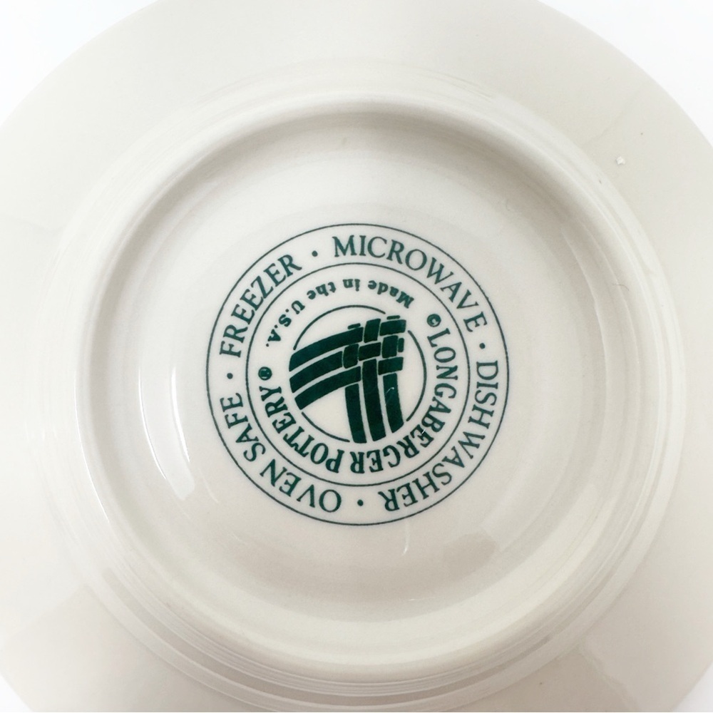 Longaberger Cups and Saucers Heritage Green - Picture 4 of 7